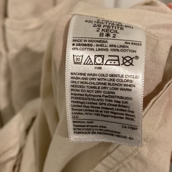 GAP Button-Front Midi Dress - Picture 5 of 7